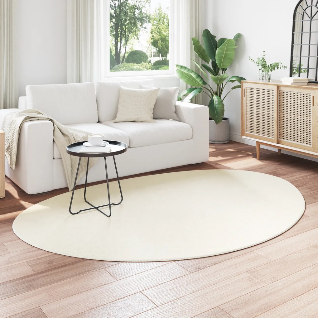 vidaXL Χαλί Κρεμ 140 x 200 cm Πολυπροπυλένιο