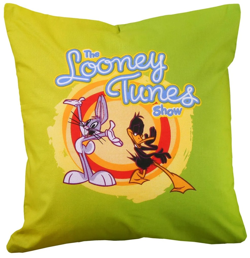 Διακοσμητικό Μαξιλάρι Looney Tunes 10 (Με Γέμιση) Multi Viopros 40Χ40 100% Cotton