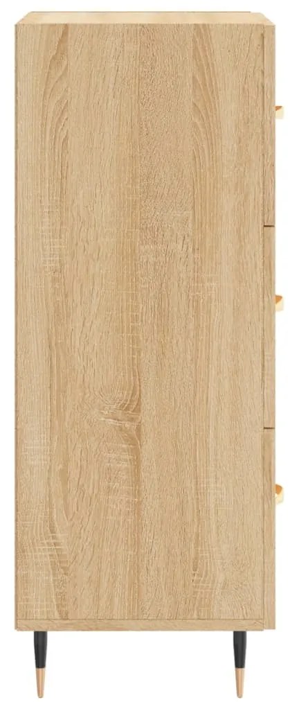 vidaXL Ντουλάπι Sonoma Δρυς 34,5x34x90 εκ. από Επεξεργασμένο Ξύλο