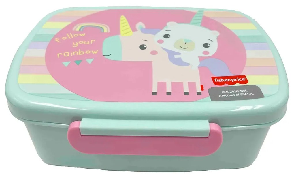 Φαγητοδοχείο 800ml (17.5x13x7) Fisher Price Unicorn