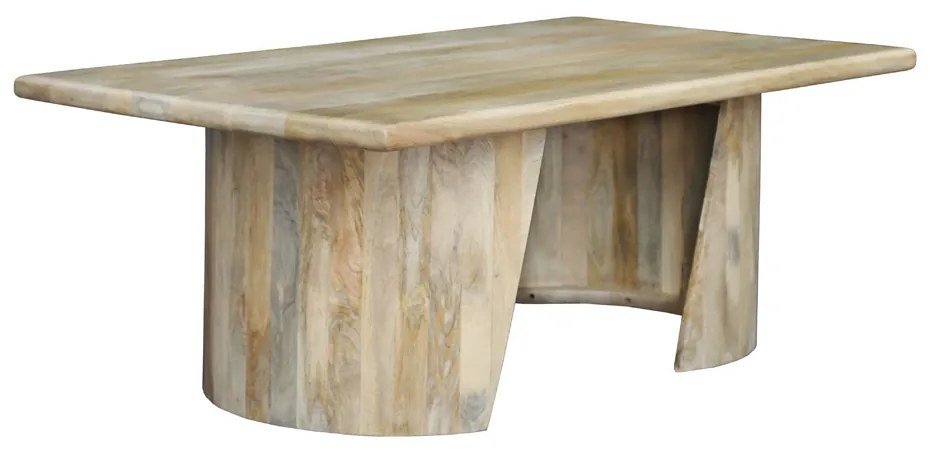 SPIRAL COFFEE TABLE ΦΥΣΙΚΟ 130x70xH45cm - 04-1070