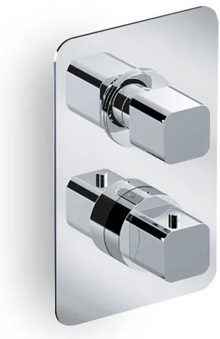 Μίκτης εντοιχισμού δύο εξόδων Eurorama-Τετράγωνος