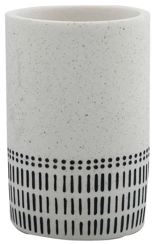 Ποτηροθήκη Yuma 03071.001 White-Black Resin