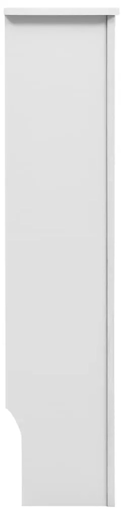 vidaXL Καλύμματα Καλοριφέρ 2 τεμ. Λευκά 112 x 19 x 81,5 εκ. από MDF