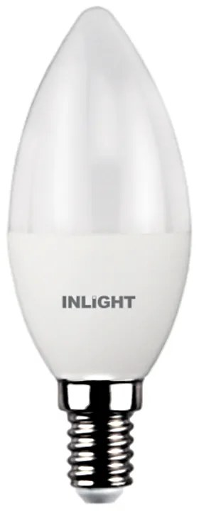 InLight E14 LED C37 5,5watt 3000K Θερμό Λευκό (7.14.05.13.1)