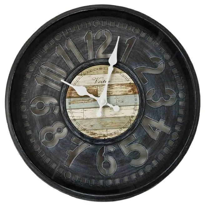 Ρολόι τοίχου - 35cm - 99145-BK-99145-BK