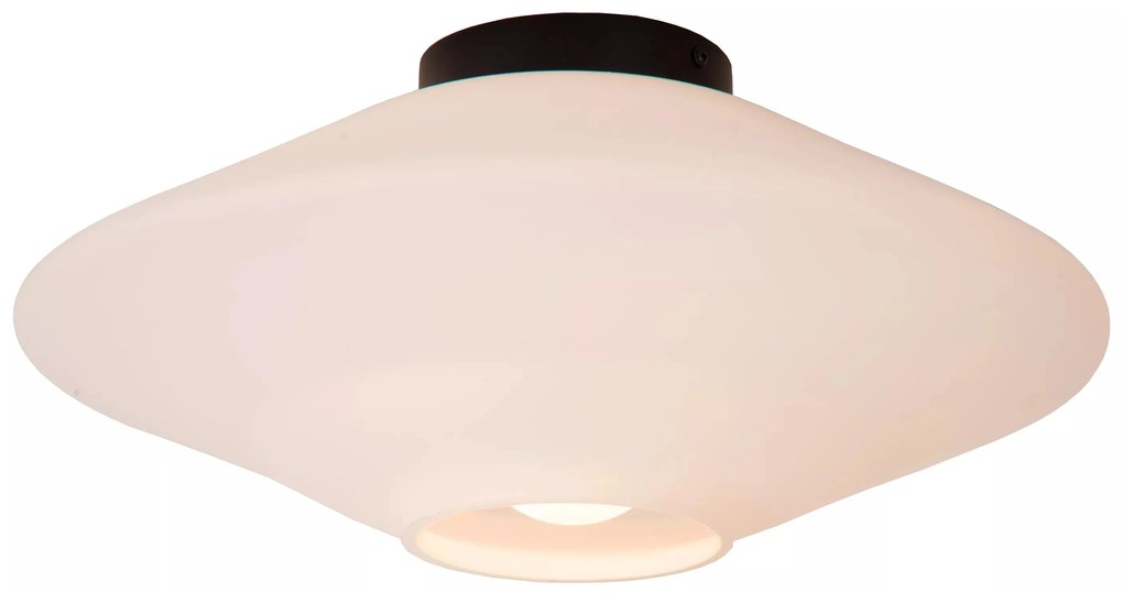 Φωτιστικό Οροφής Lucide 25114-42-61 TREVOR Λευκό (White)|Μαύρο Ματ (Black Mat)
