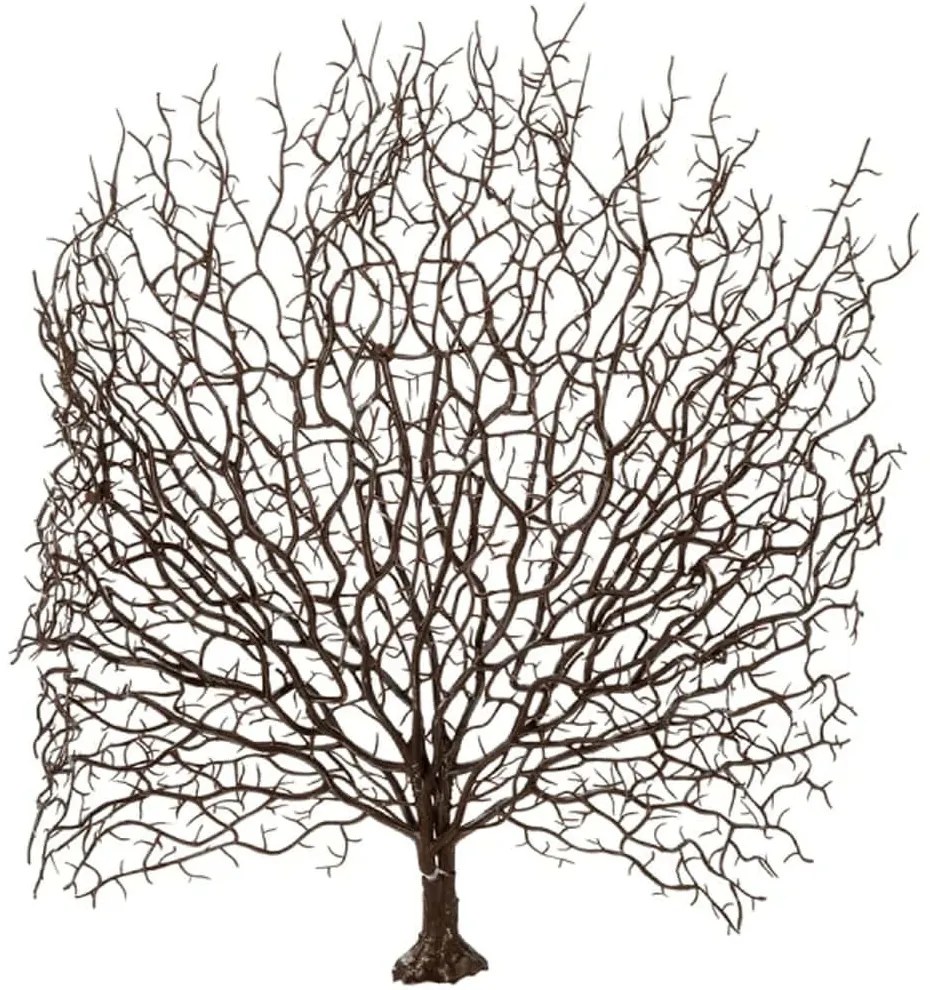 Τεχνητό Κλαδί Coral 21467 49cm Brown GloboStar Πολυαιθυλένιο,Ύφασμα