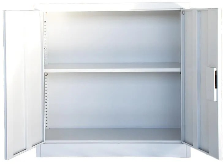 Ντουλάπα Armon I Μεταλλική Ανοιχτό Γκρί 90x40x90 εκ. 90x40x90 εκ.