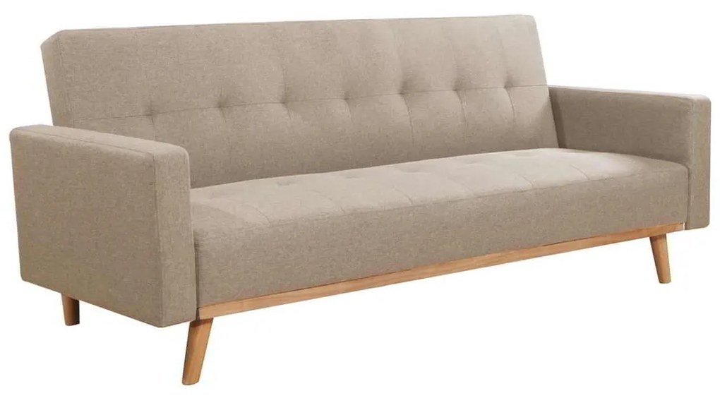 Καναπές Κρεβάτι CARLOS Ύφασμα Cappuccino 200x88x83cm Bed:180x109x40cm