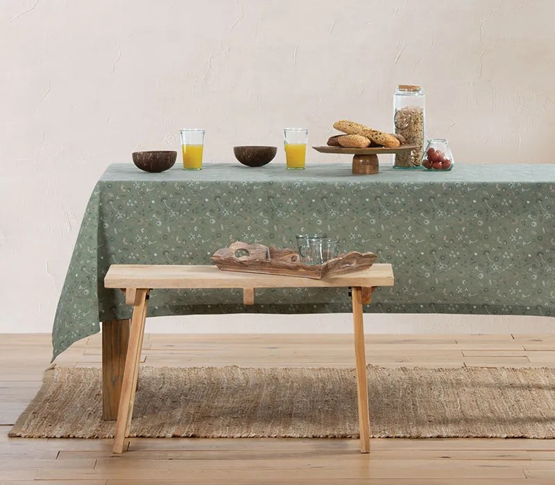 Τραπεζομάντηλο Loving Green 140x140 Nef-Nef Homeware