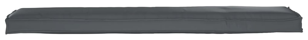 vidaXL Μαξιλάρι Παλέτας για Σκαμπό Ανθρακί 180x40x8 εκ. Υφασμάτος Oxford