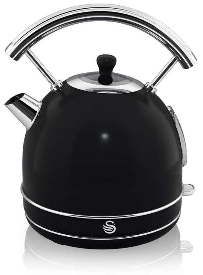 Βραστήρας Retro SK14630BN 1,8Lt 3000W Black Swan Metal, Plastic