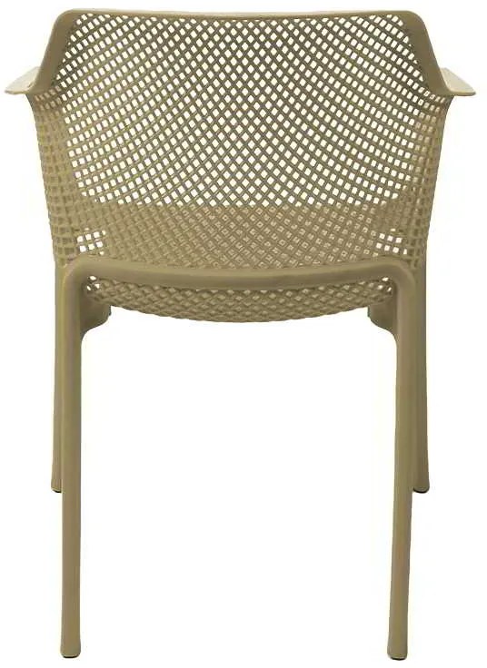 Πολυθρόνα Oviez pakoworld pp σε cappuccino απόχρωση 59x58x79εκ