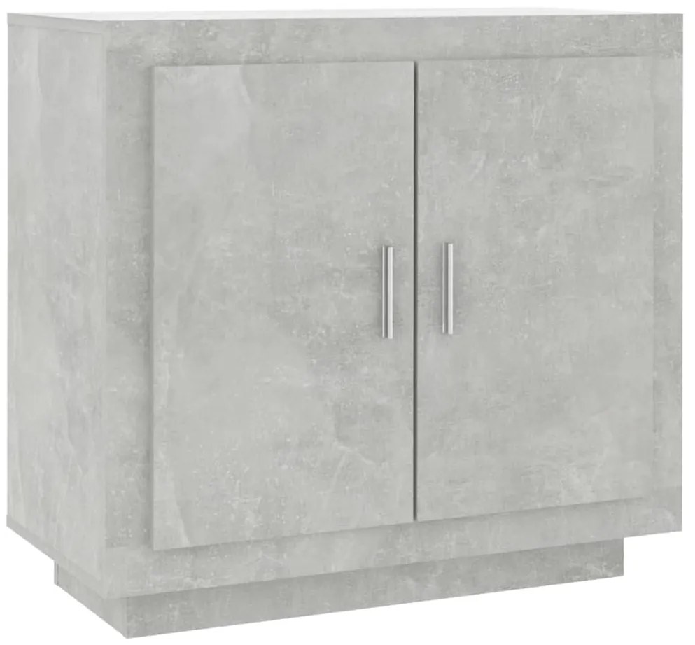 vidaXL Ντουλάπι Γκρι Σκυροδέματος 80x40x75 εκ. Επεξεργασμένο Ξύλο