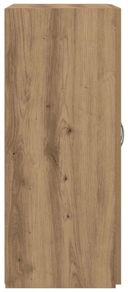 vidaXL Γραφείο Ντουλάπι με ράφι με πόρτα Παλιό ξύλο 70 x 32 x 77.5 εκ