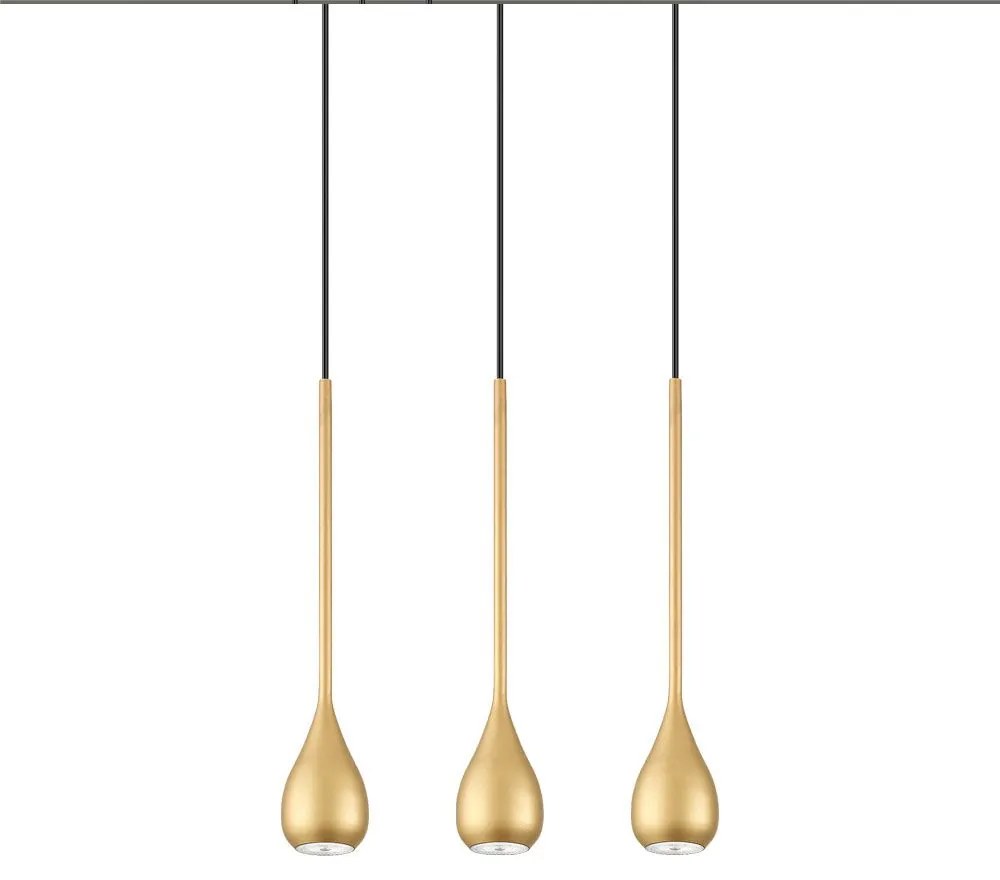 Φωτιστικό Οροφής - Ράγα 01179-07BR GU10 LED 70cm Gold Luma