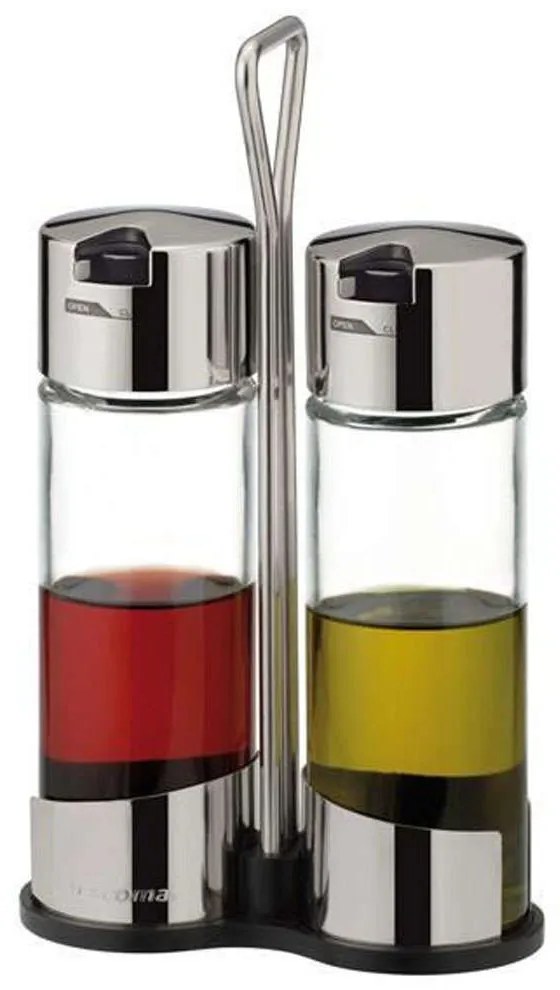 Λαδόξιδο Σε Βάση (Σετ 3Τμχ) 650352 Silver-Clear Tescoma Steel,Glass