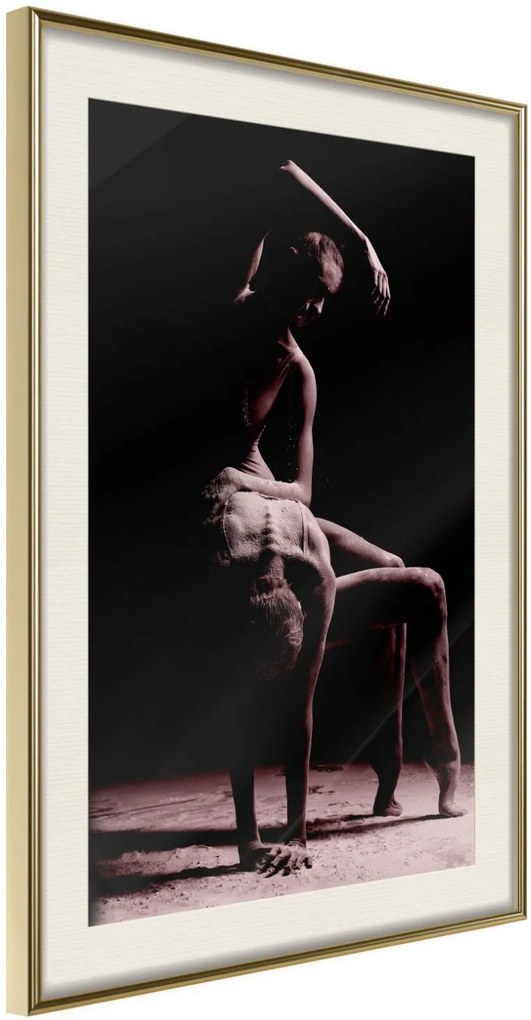 Αφίσα - Contemporary Dance - 30x45 - Χρυσό - Με πασπαρτού