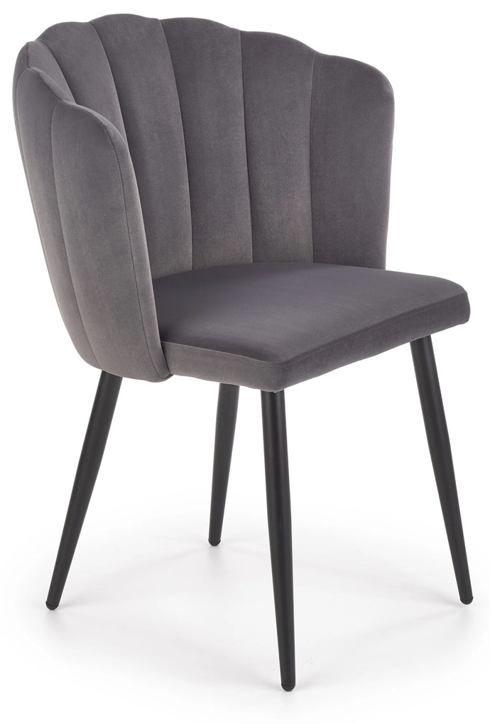 K386 chair, color: grey DIOMMI V-CH-K/386-KR-POPIELATY DIOMMI-60-21107