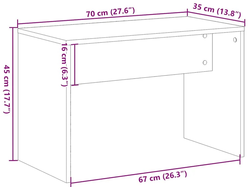 ΣΚΑΜΠΟ ΜΠΟΥΝΤΟΥΑΡ ΠΑΛΙΟ ΞΥΛΟ 70 X 35 X 45 ΕΚ ΕΠΕΞΕΡΓΑΣΜΕΝΟ ΞΥΛΟ 857041