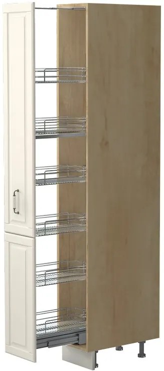 Επιδαπέδιο ντουλάπι ψηλό Toscana K21-30-1KZ-Δρυς - 30.00Χ60.00Χ216.00cm