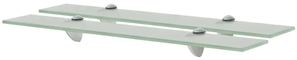 vidaXL Ράφια Τοίχου 2 τεμ. 8 χιλ. 60 x 10 εκ. Γυάλινα