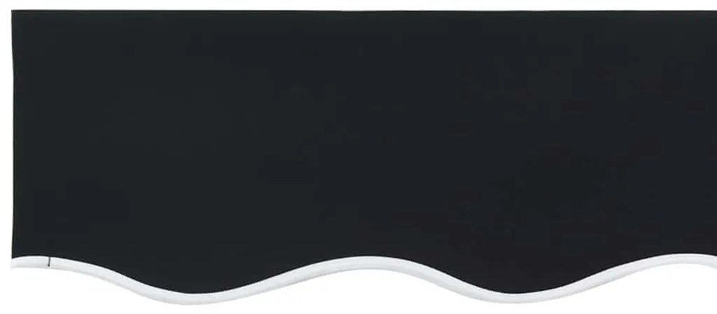 vidaXL Ύφασμα αντικατάστασης τέντας Μαύρο 480 x 345 εκ. Πολυεστέρας