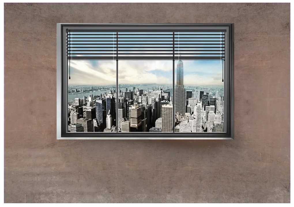 Φωτοταπετσαρία - New York window 100x70