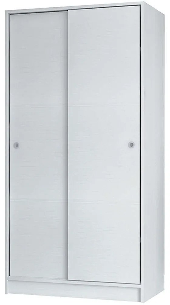 Ντουλάπα Δίφυλλη Misra 0229771 94x52x182cm White Δίφυλλη