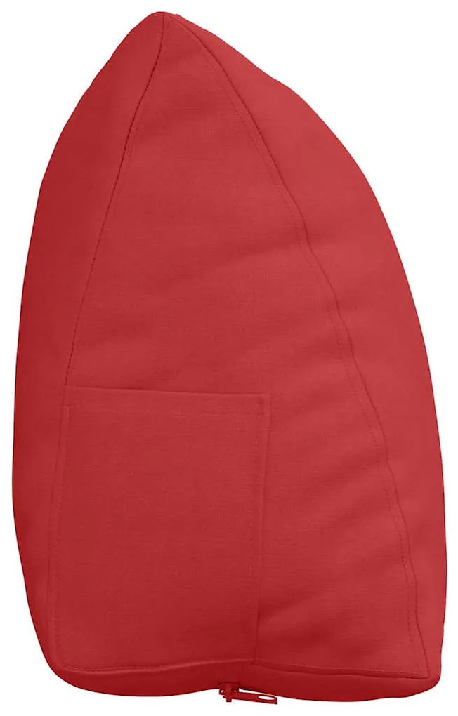 vidaXL Μαξιλάρι Πλάτης Κόκκινο 60 x 20 x 50 εκ. ύφασμα