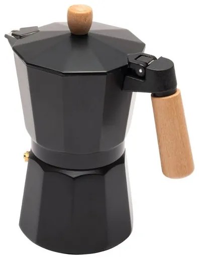 Estia Καφετιέρα - Μπρίκι Espresso 150ml Για 3 Φλιτζάνια Μαύρο 01-20644