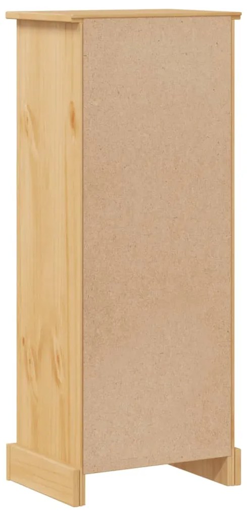 vidaXL Ντουλάπι Μπάνιου Corona 45x33x110 εκ. από Μασίφ Ξύλο Πεύκου