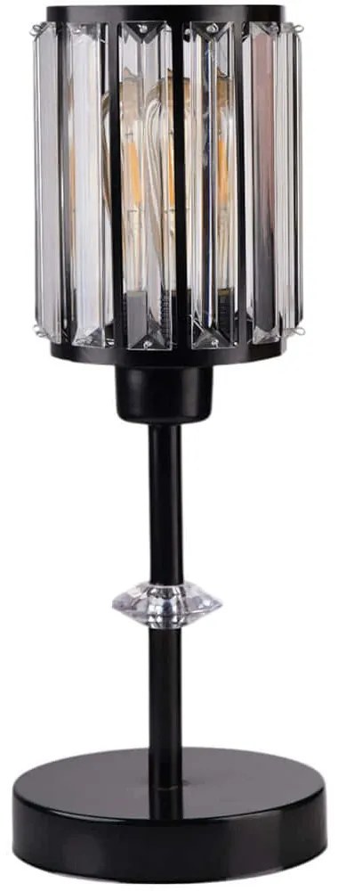 Φωτιστικό Επιτραπέζιο 534LUN6534 Φ12x41cm 1xE27 40W Black Opviq