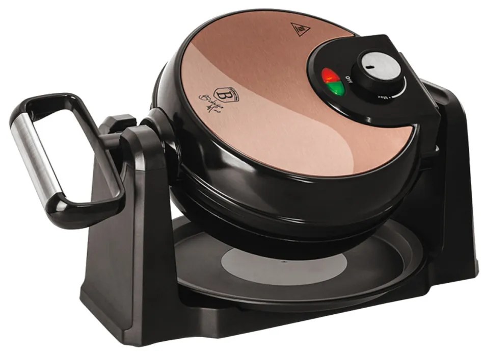 Βαφλιέρα Berlinger Haus Περιστρεφόμενη 1000W Rose Gold Collection BH-9451