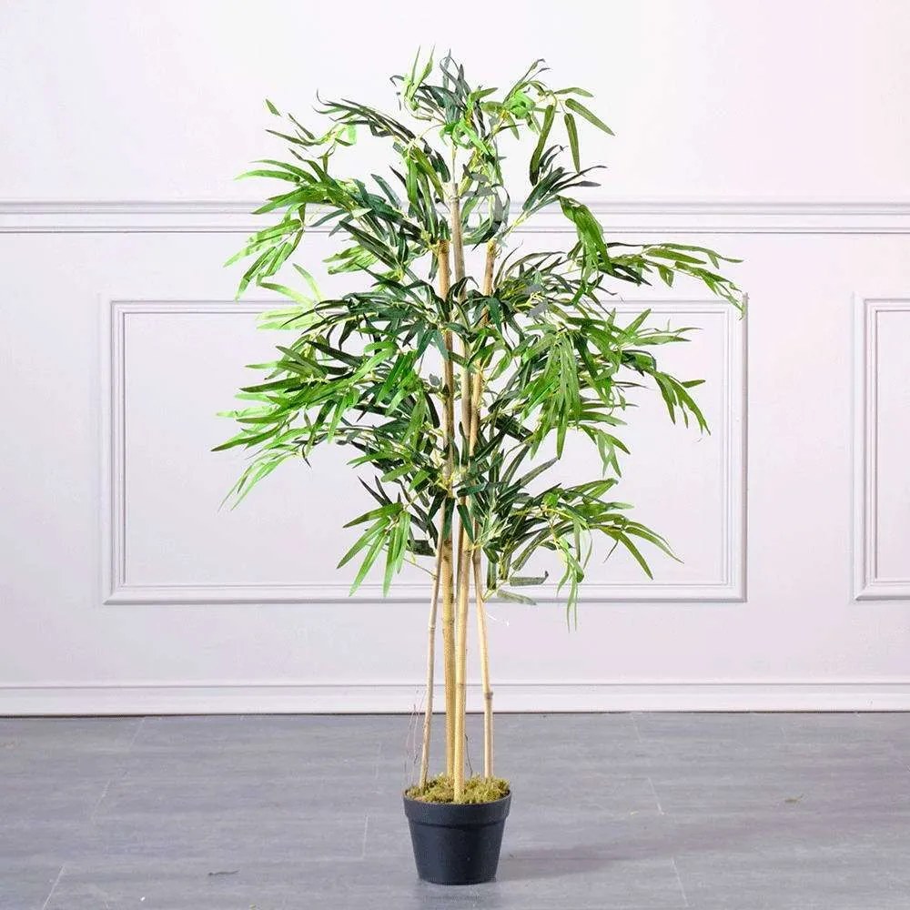 Τεχνητό Δέντρο Μπαμπού Lucky 6450-6 30x75x120cm Green Supergreens Polyethylene