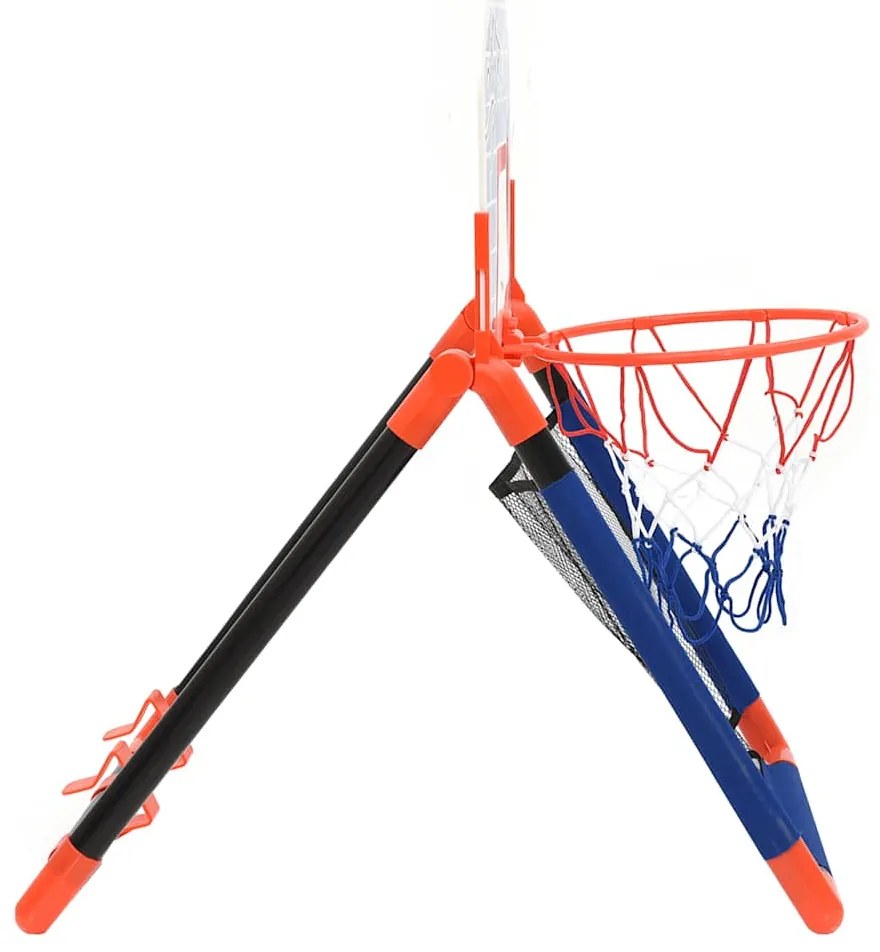 vidaXL Παιδικό Πολυλειτουργικό Σετ Μπασκέτας Δαπέδου και Τοίχου