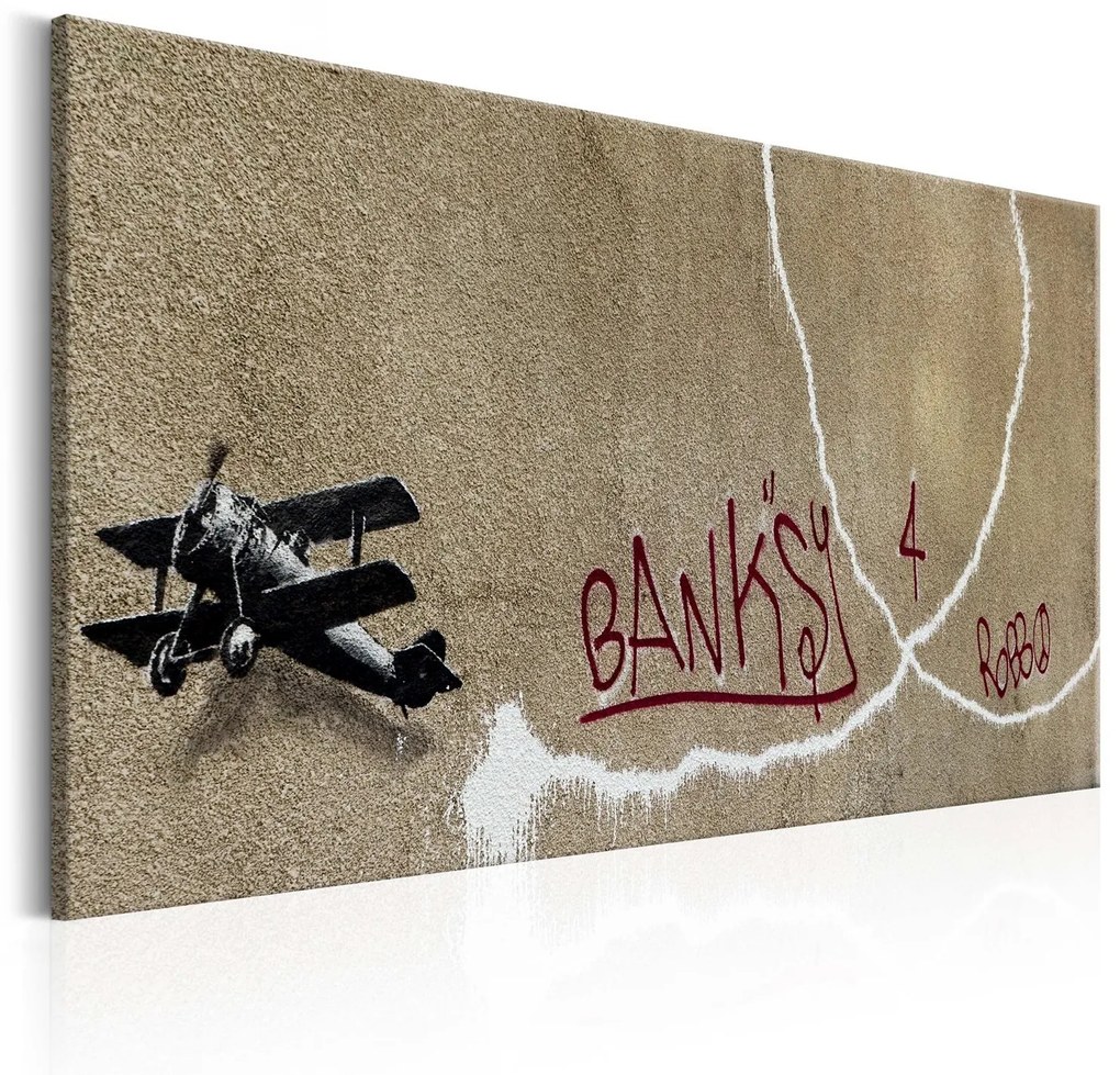 Πίνακας - Love Plane by Banksy 90x60