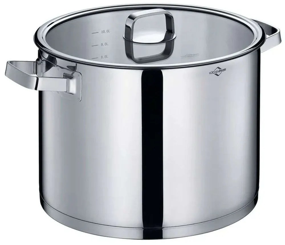 Κατσαρόλα Μαρμίτα San Remo 2390032828 Φ28cm 12lt Inox Kuchenprofi Steel,Glass