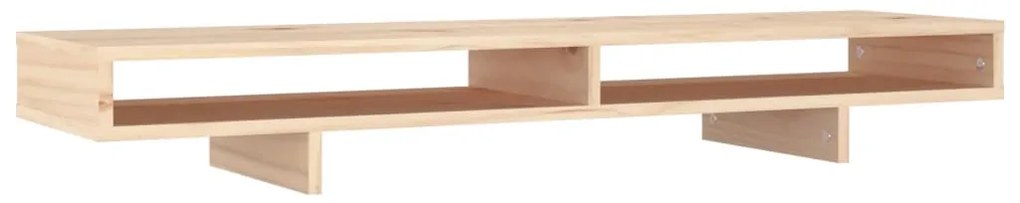 vidaXL Βάση Οθόνης 100x27x14 εκ. από Μασίφ Ξύλο Πεύκου