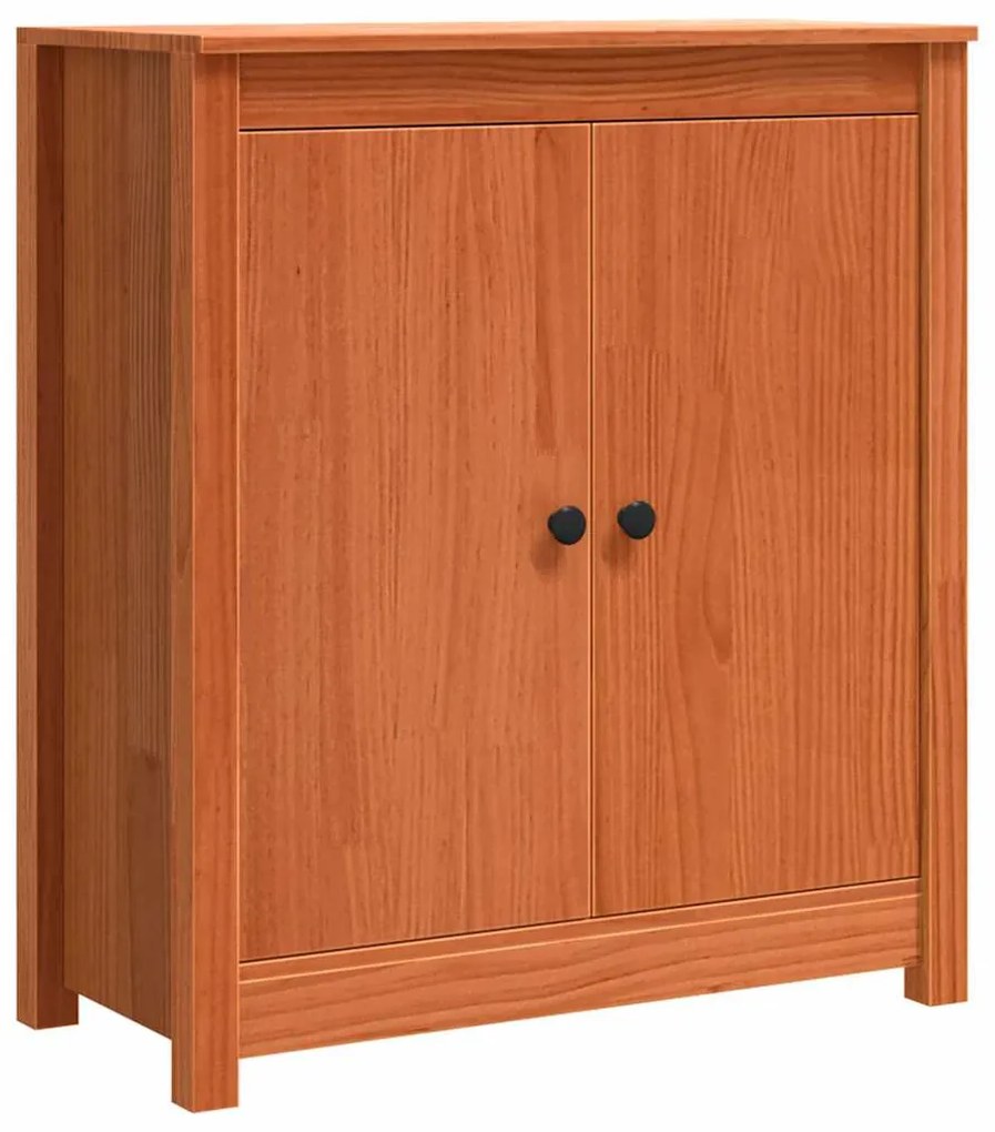 vidaXL Πλαϊνό γραφείο Καφέ 70 x 35 x 80 εκ.