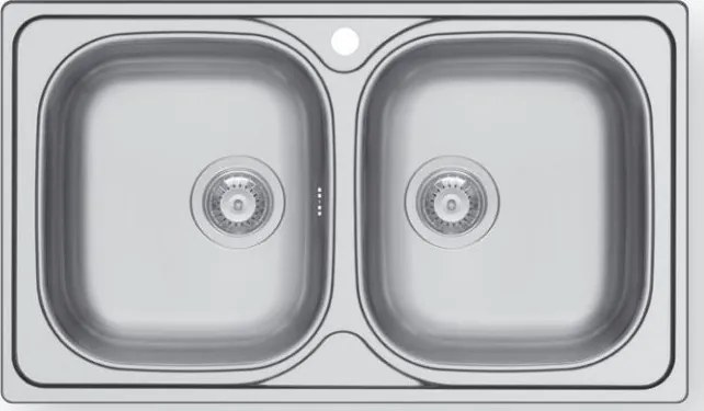 Νεροχύτης Maidsinks Inset 2B-79 x 50 εκ.