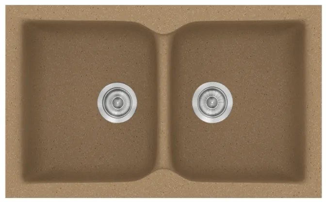 Sanitec Classic 336 Granite Celtic Stone Ένθετος Νεροχύτης 90cm