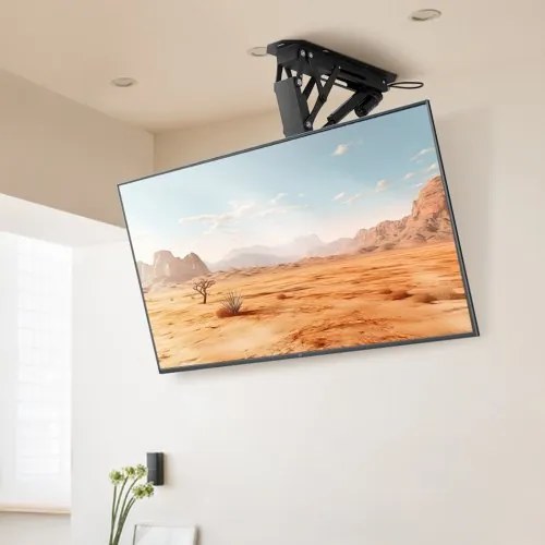 VEVOR Motorized Ceiling TV Mount Electric Flip Down TV Mount for 32-70 in Screen