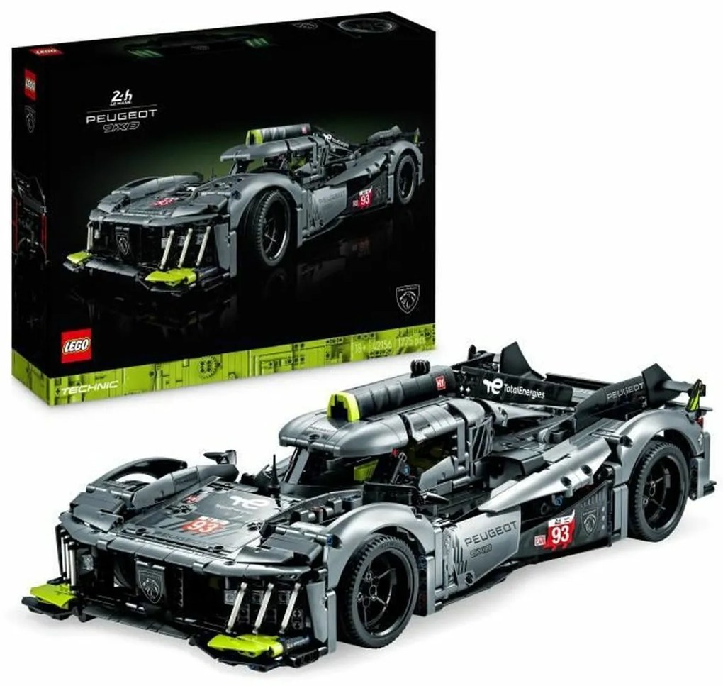 Παιχνίδι Kατασκευή Lego Technic 42156 Peugeot 9x8 24h Le Mans Hybrid Hypercar