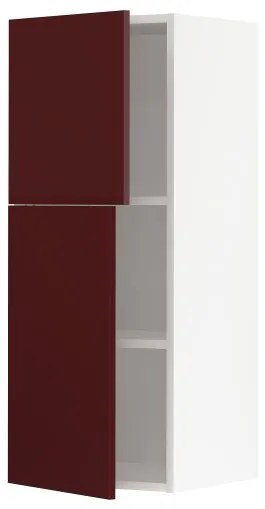 METOD ντουλάπι τοίχου με ράφια/2 πόρτες, 40x100 cm 794.553.80