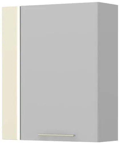 Προσαρμόσιμη επέκταση κρεμαστού ντουλαπιού Modena V9-Λευκό - Μπεζ