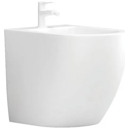 Karag LT 2141C Milos Μπιντέ δαπέδου White Glossy