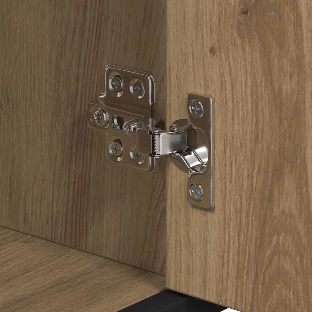 vidaXL Σετ Επίπλων Μπάνιου 3 pcs Artisan Oak Επεξεργασμένο ξύλο