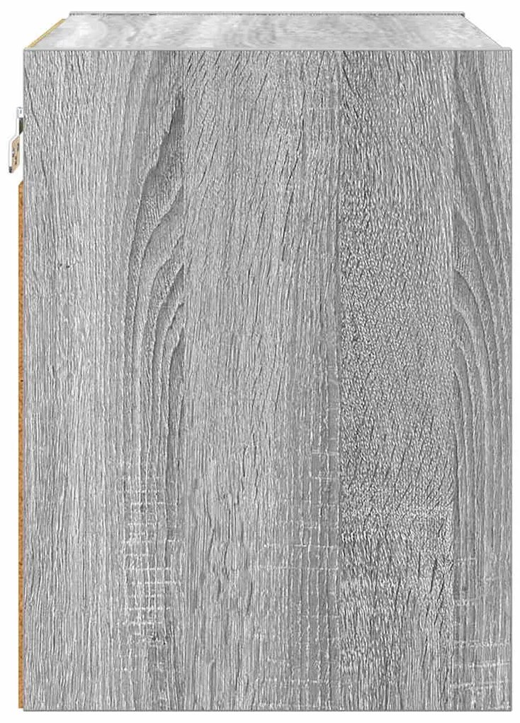 vidaXL Κρεμαστό ντουλάπι Γκρίζο Σονομα 40 x 29,5 x 40 εκ.